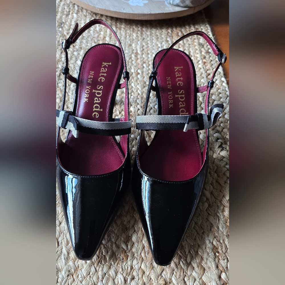 Kate Spade Black Patent Leather Women's Shoes